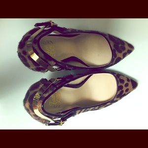 Leopard print heels